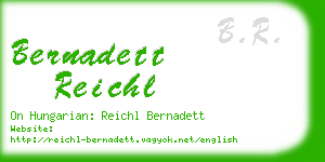 bernadett reichl business card